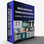 500+ PSD All in One Mega Mockup Templates Bundle