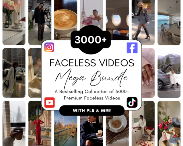 3000+ Faceless Videos Bundle